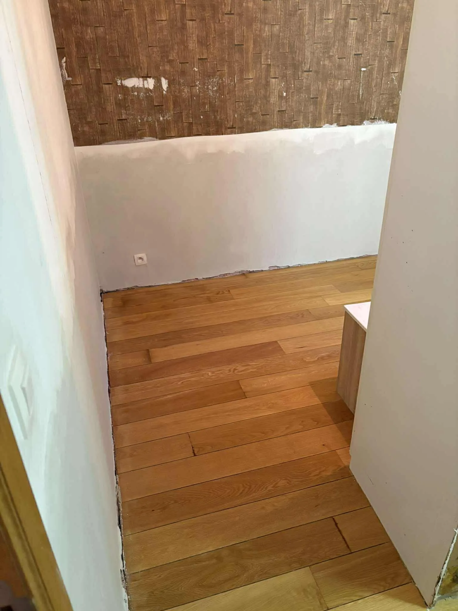 Traitement de l'humidité dans une maison - après